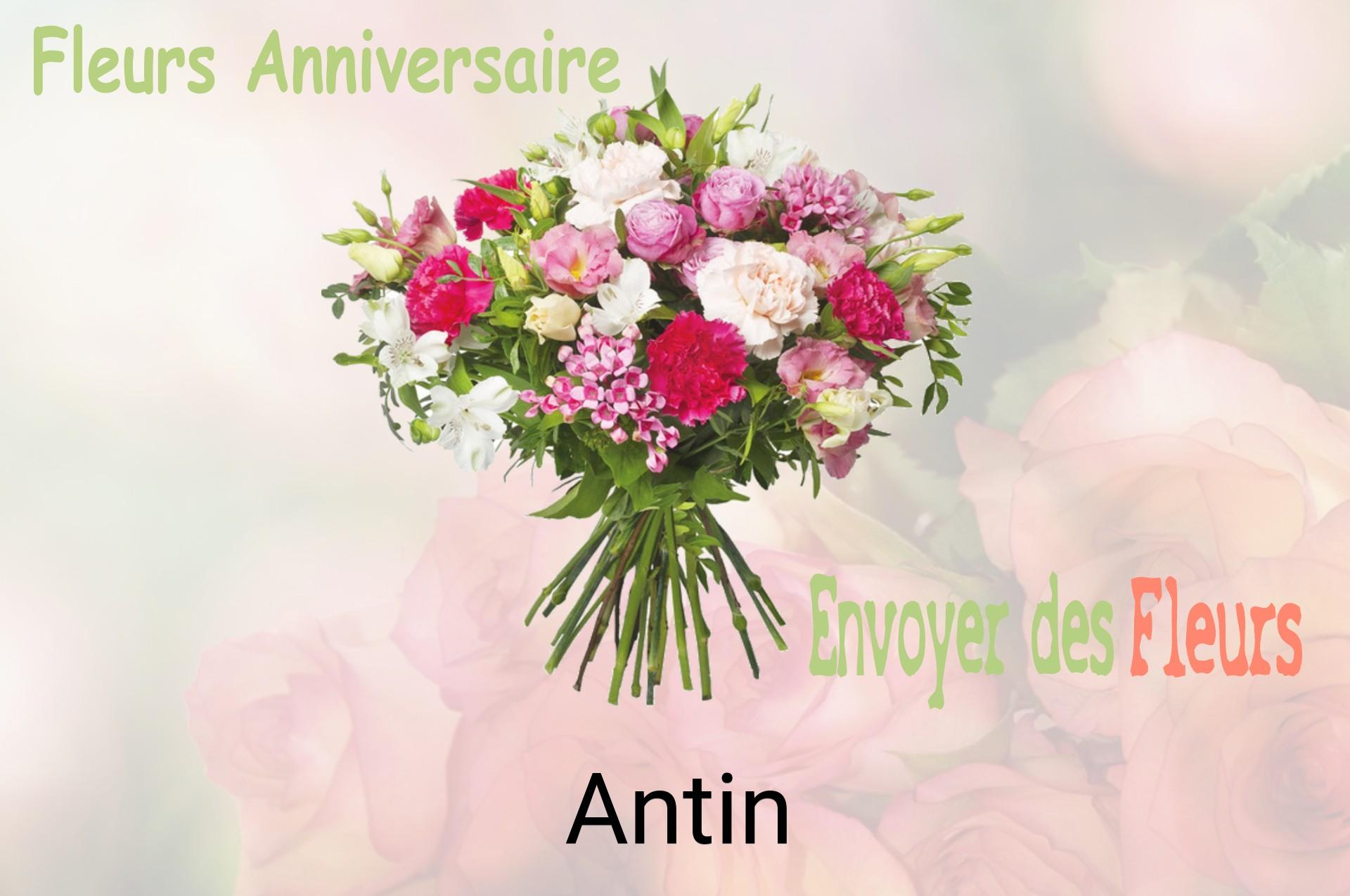 Bouquet de fleurs d’anniversaire livré à Antin